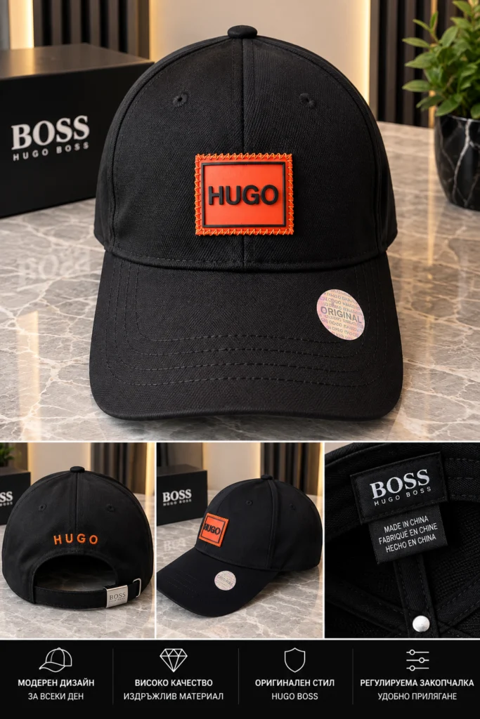 Мъжка шапка HUGO BOSS