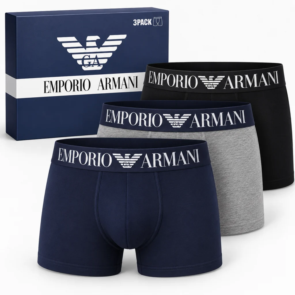 Мъжки боксерки Emporio Armani – 3 броя