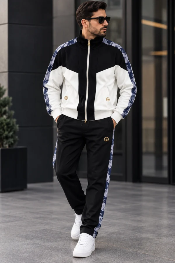 Мъжки висококачествен спортен екип Gucci с GG детайли