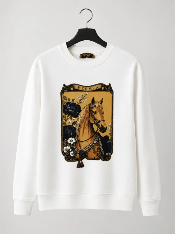 Мъжка бяла блуза Hermès