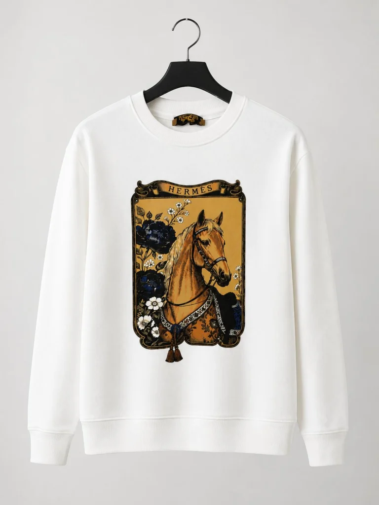 Мъжка бяла блуза Hermès