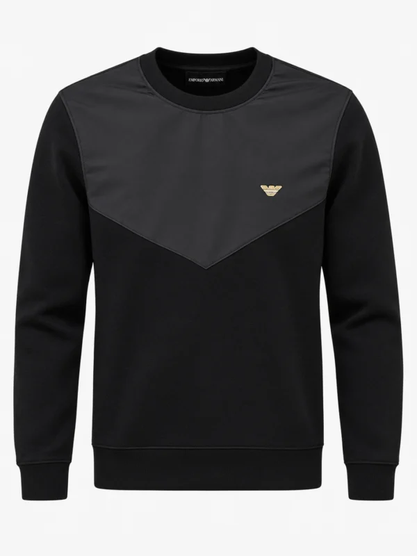 Мъжка черна блуза Emporio Armani
