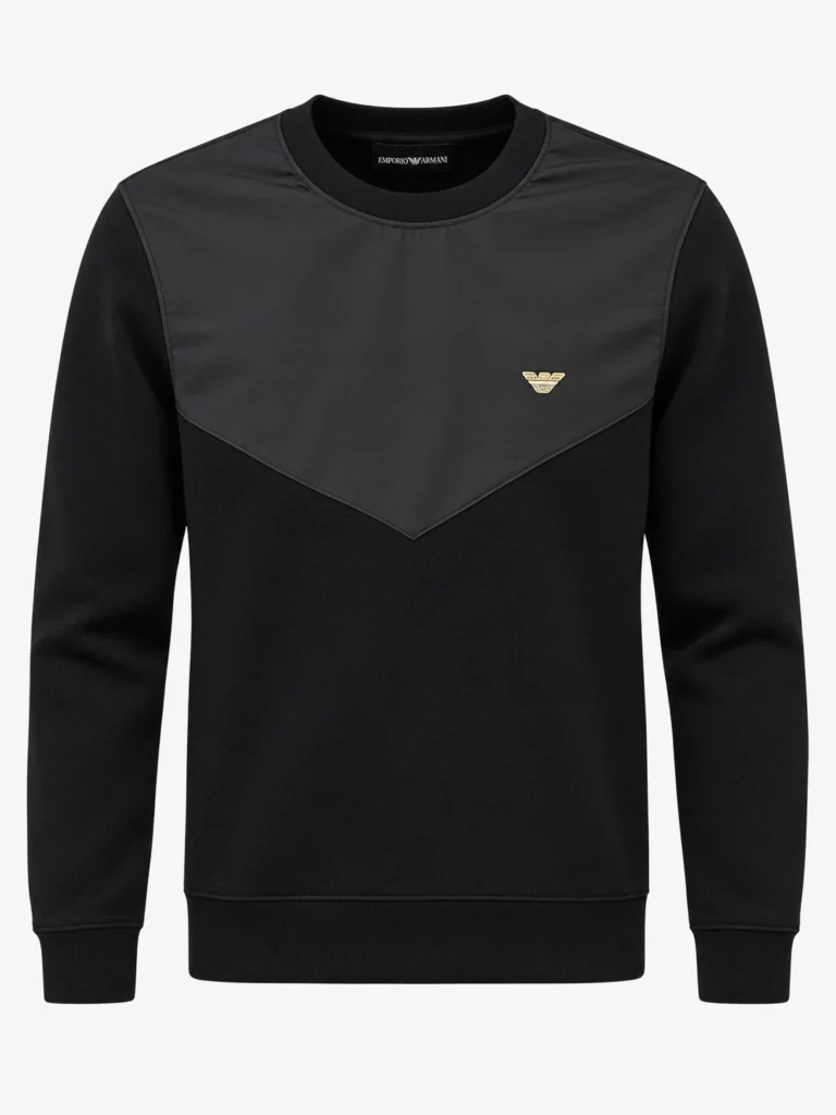 Мъжка черна блуза Emporio Armani