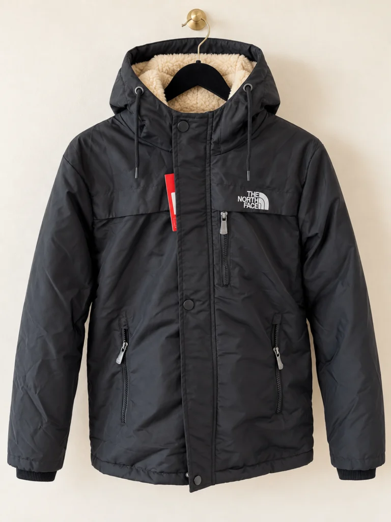 Мъжка зимна парка The North Face с пухкава подплата – черна